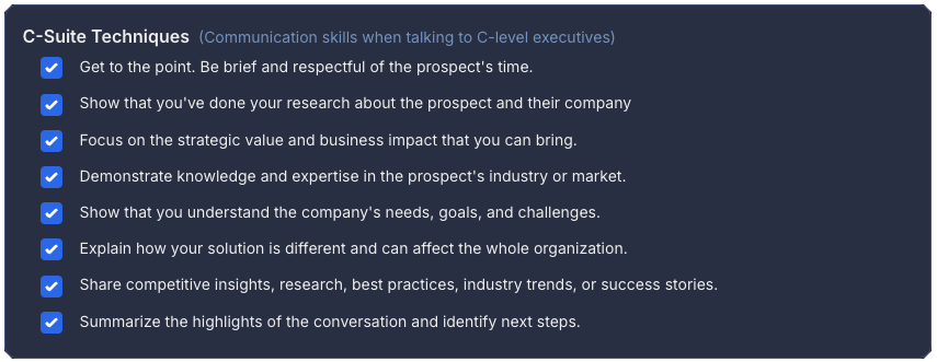 Executive Communication Module