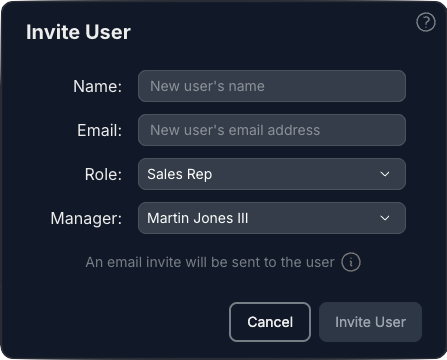 Single User Invite