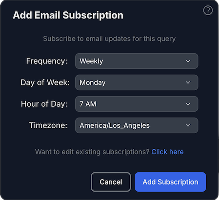 Add Subscription